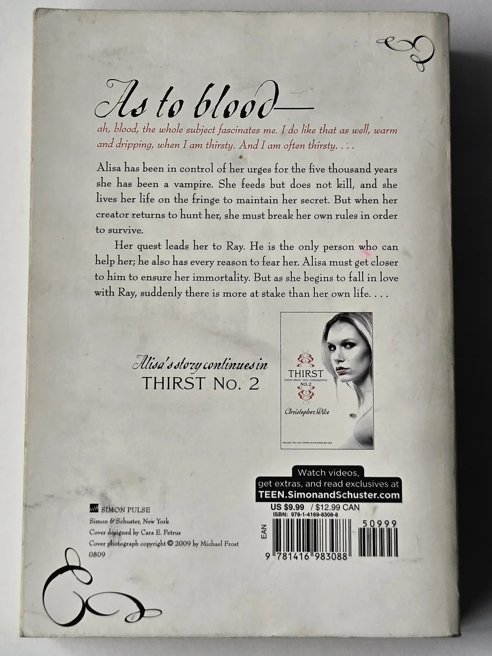 YA Supernatural Vampire Book Bundle Shadow Falls The Beginning / Thirst No 1